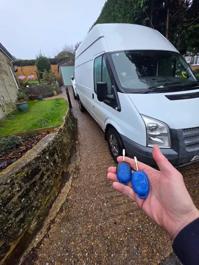 Ford Transit spare key in Bexhill