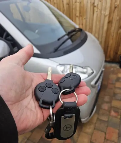 Smart car spare remote key